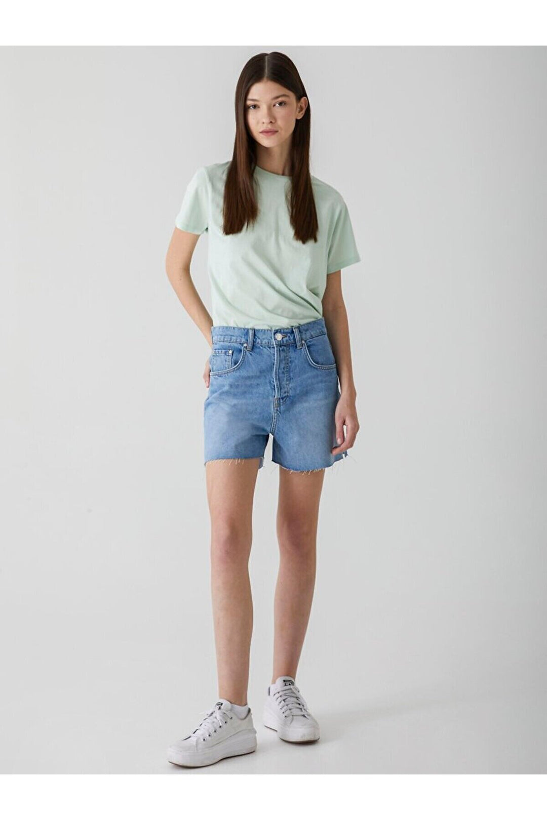 LTB Short en jean à taille haute Deana