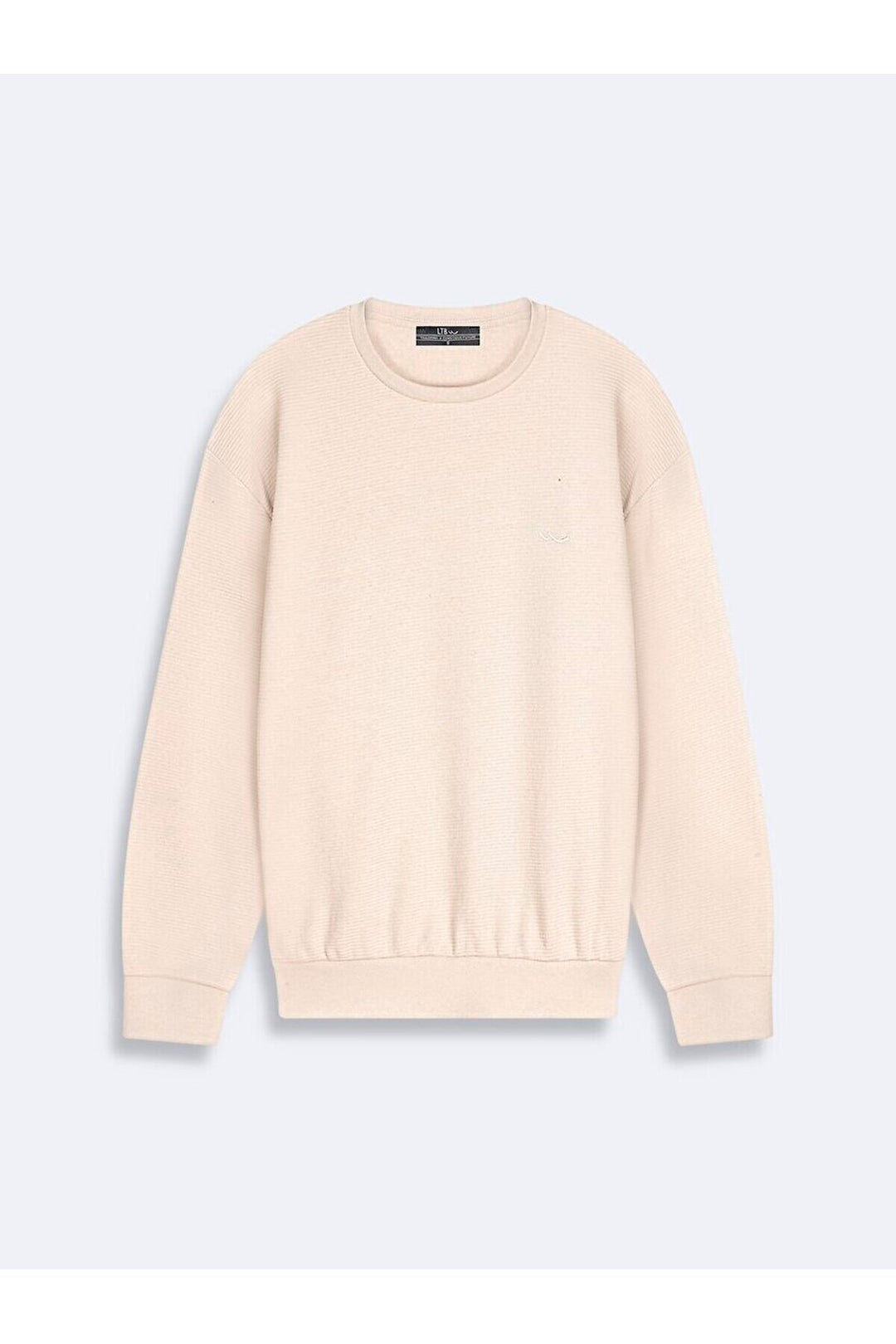 LTB Sweat beige à manches longues et col en O