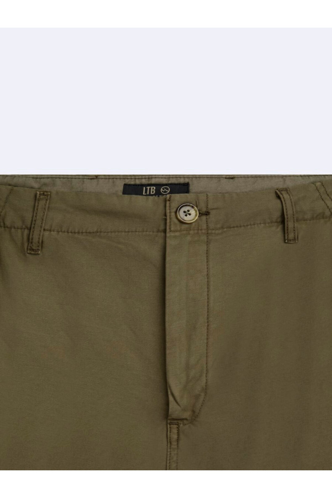LTB Pantalon Cargo Vert Olive Gabardin - Vert