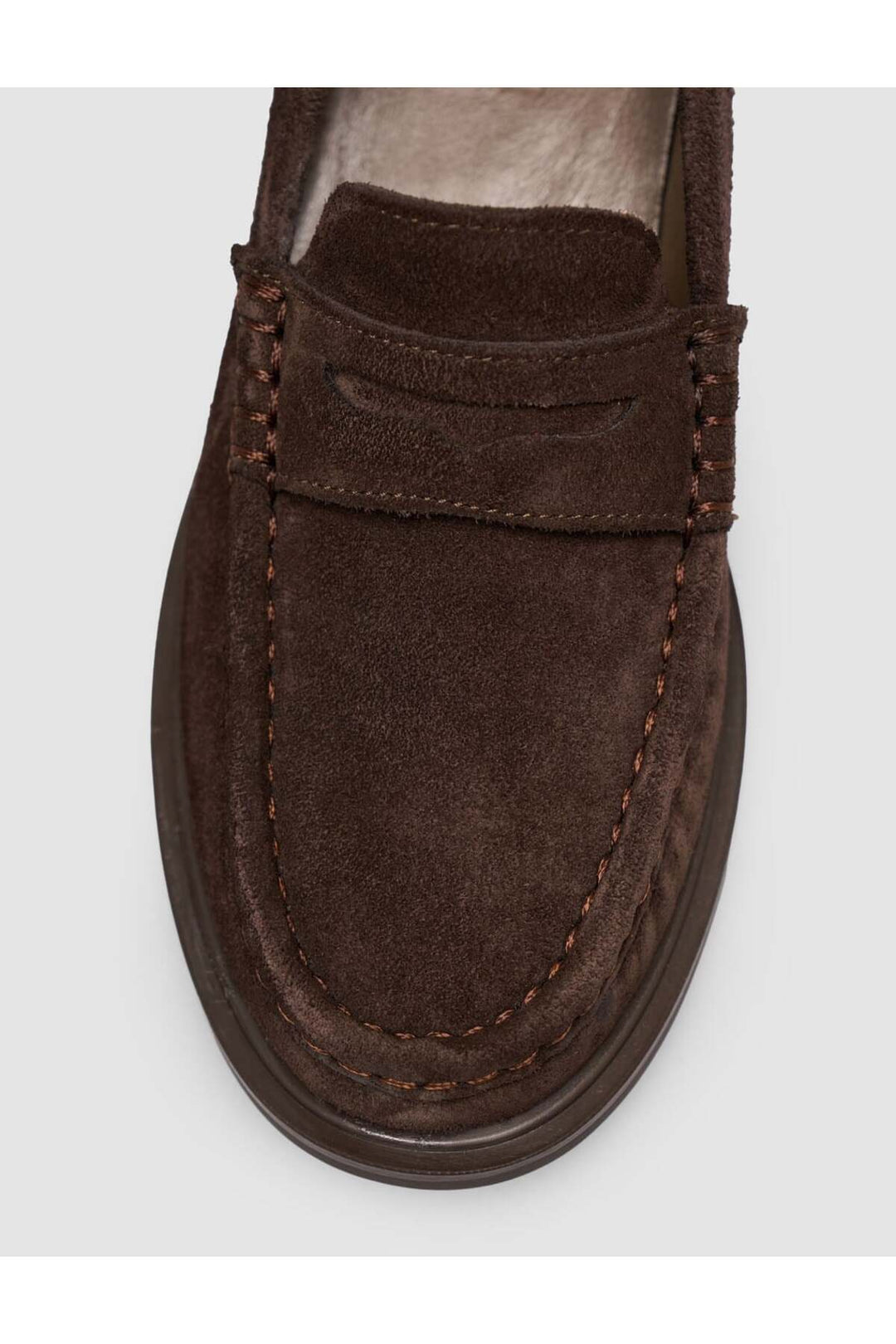 Cabani Shoes Romavin Chaussures Loafers Femme en Cuir de Vachette Marron - Multicolore