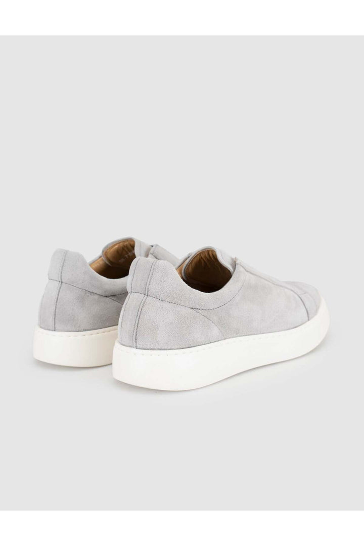 Cabani Shoes Baskets slip-on pour femmes en cuir suédé gris - Gris