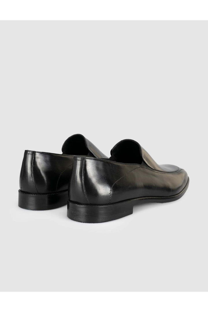 Cabani Shoes Chaussures classiques pour hommes en cuir noir premium - Multicolore