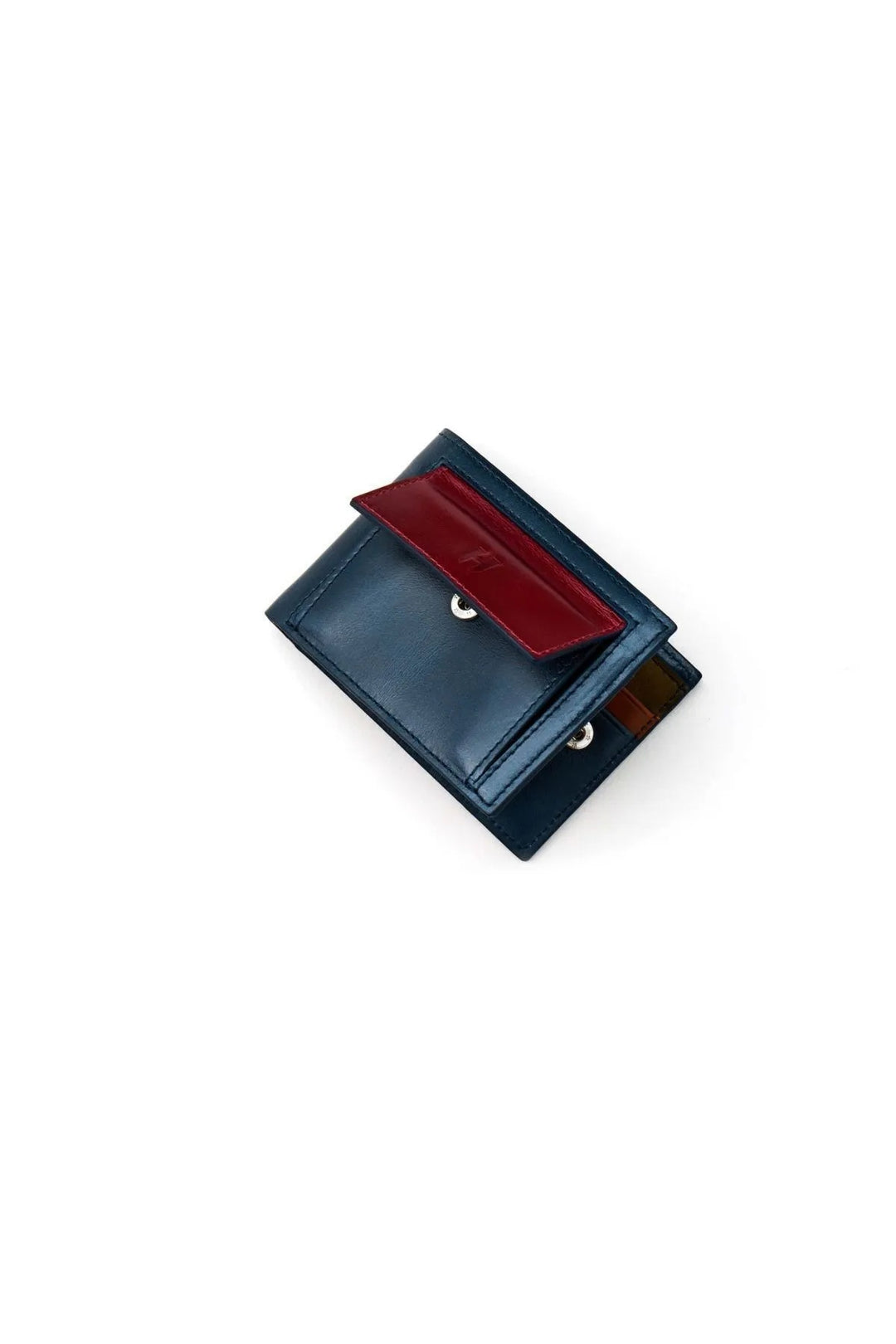 Helmbrook Portefeuille en cuir véritable pour homme Design de poche Multi-Baie RFID Protégé Rigby Bordeaux Bleu Marine
