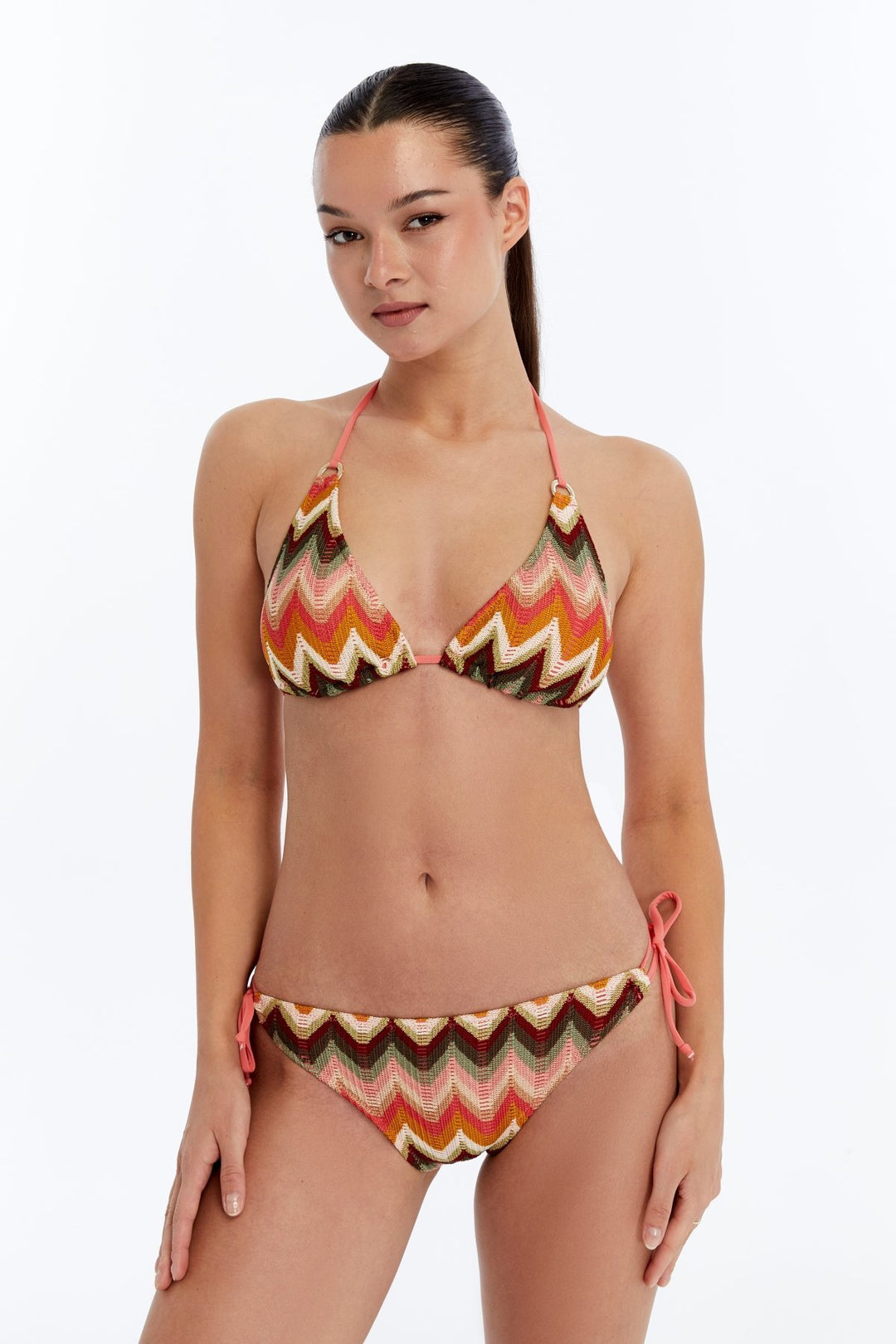Lovely Things Bas de bikini à nouer Brigitte - Multicolore