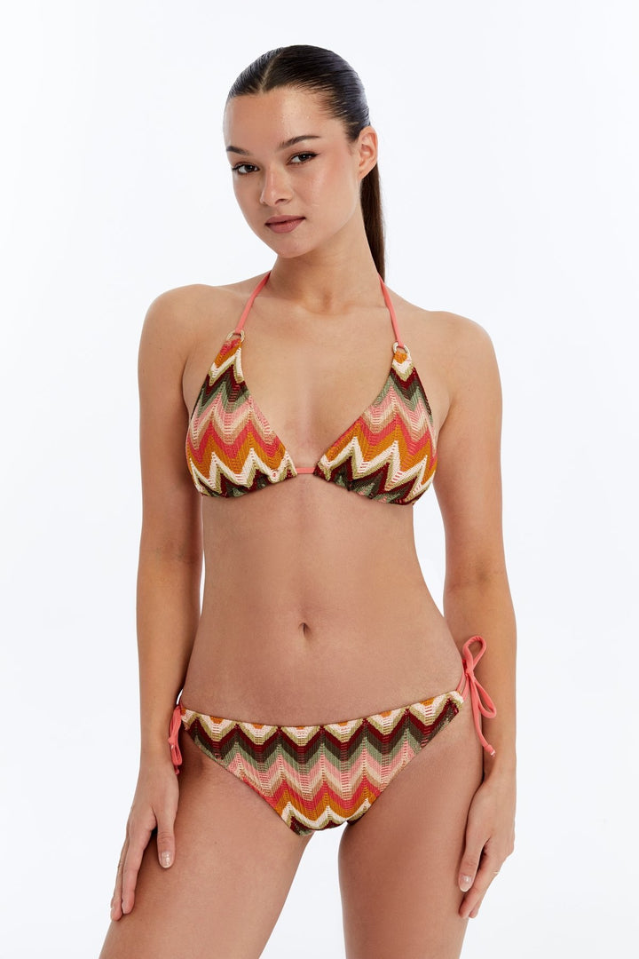 Lovely Things Bas de bikini à nouer Brigitte - Multicolore