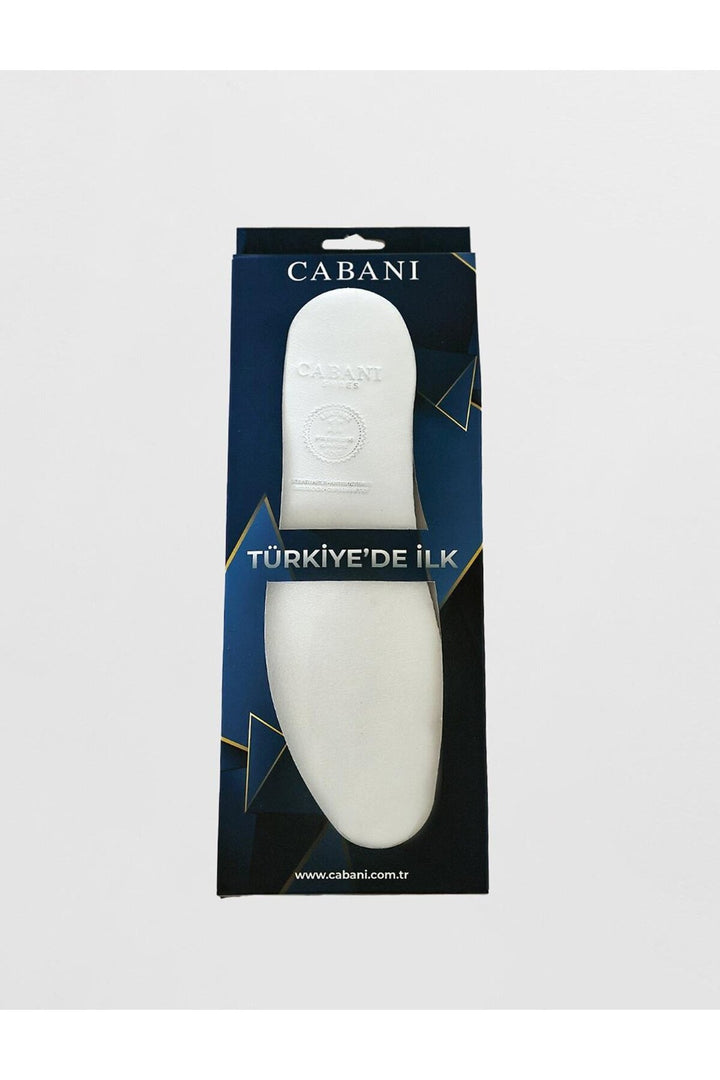 Cabani Shoes Semelle en cuir véritable blanche pour homme