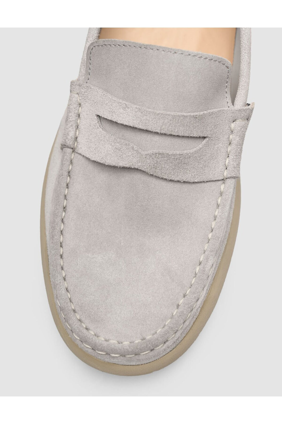 Cabani Shoes Chaussures Loafer pour Homme en Cuir Véritable Gris - Gris