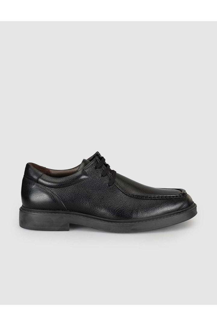 Cabani Shoes Chaussures décontractées pour hommes en cuir véritable noires - Multicolore