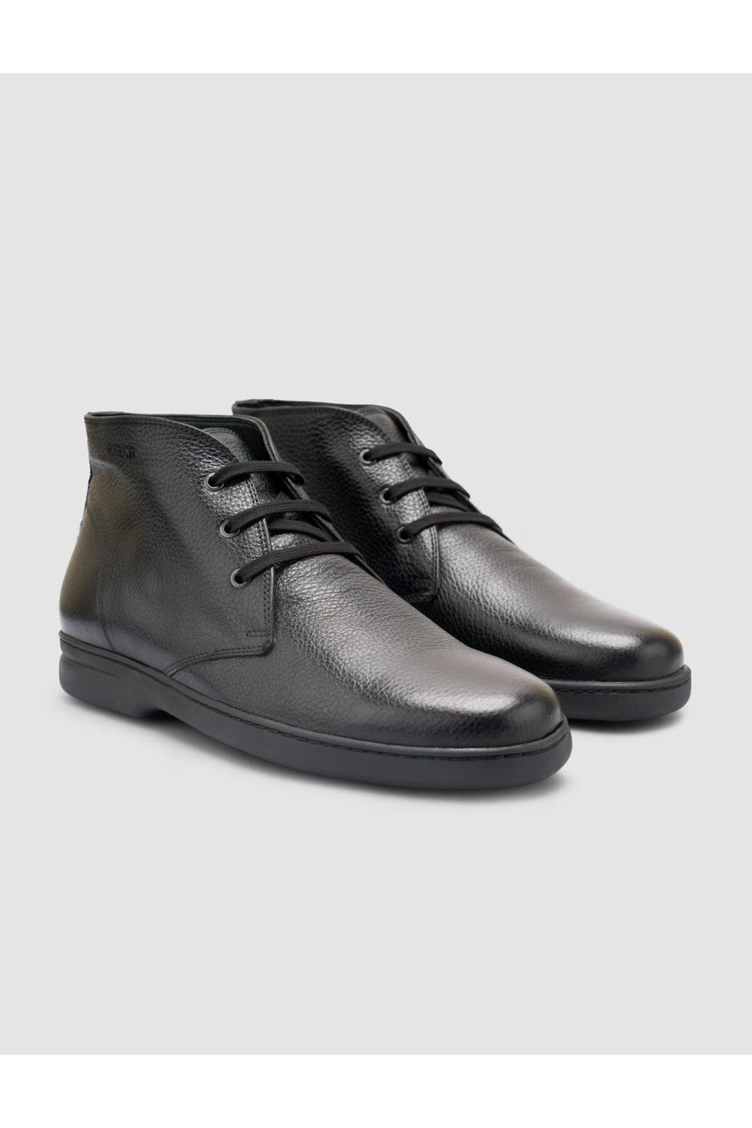 Cabani Shoes Bottines quotidiennes pour hommes en cuir véritable noir 100% - Multicolore