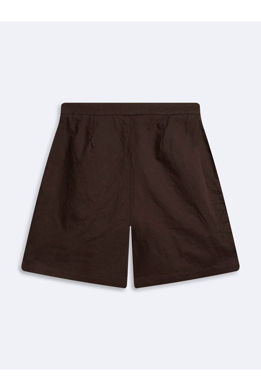 LTB Short plissé marron taille haute - Marron