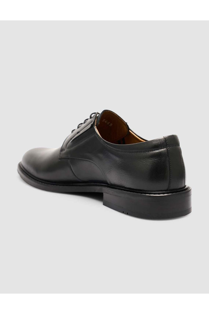 Cabani Shoes Chaussures classiques pour hommes en cuir véritable noir Soft pour la marche. - Noir