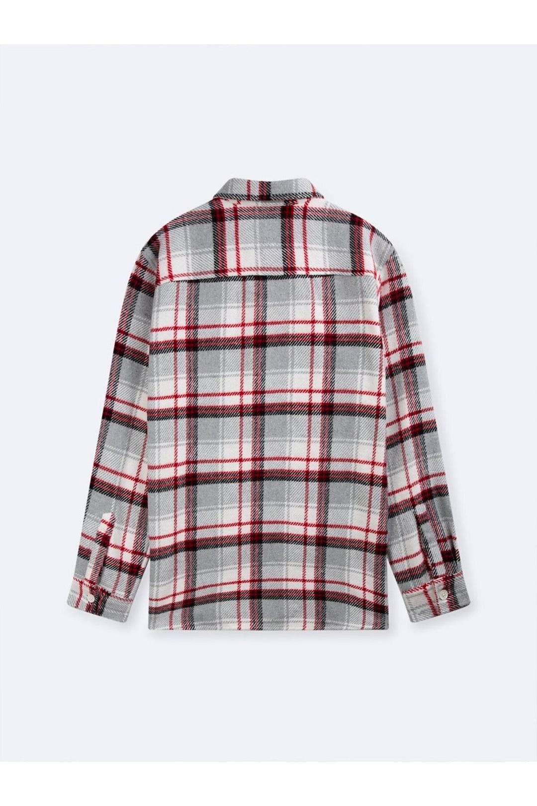 LTB Chemise à carreaux grise à manches longues de bûcheron - Gris