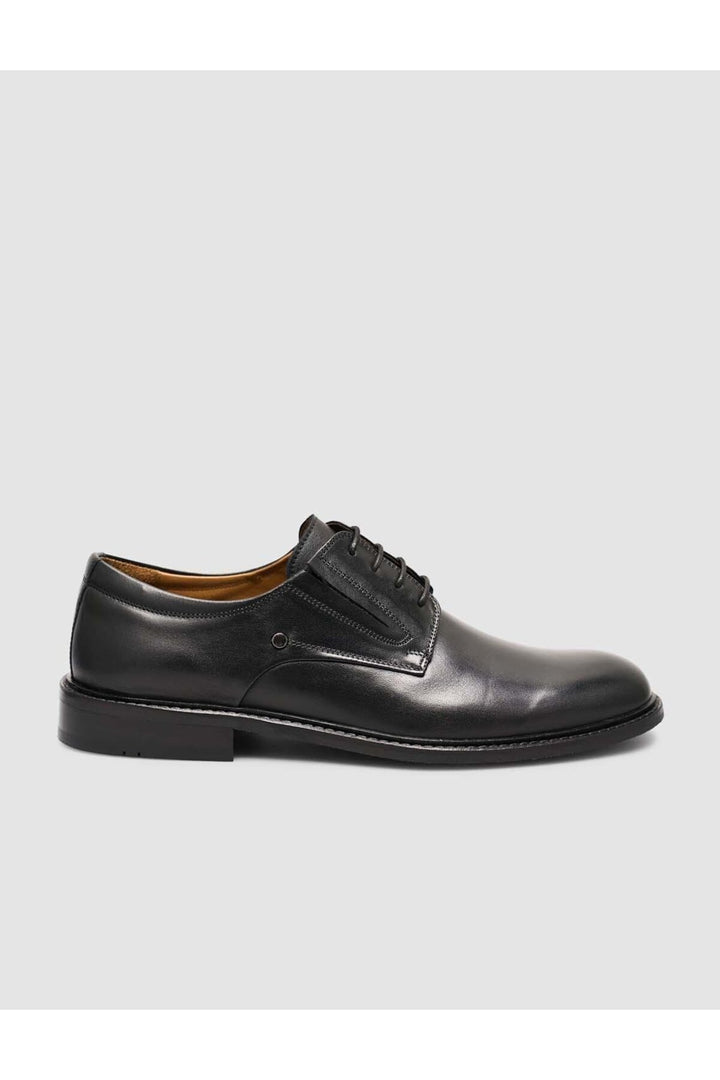 Cabani Shoes Chaussures classiques pour hommes en cuir véritable noir Soft pour la marche. - Noir