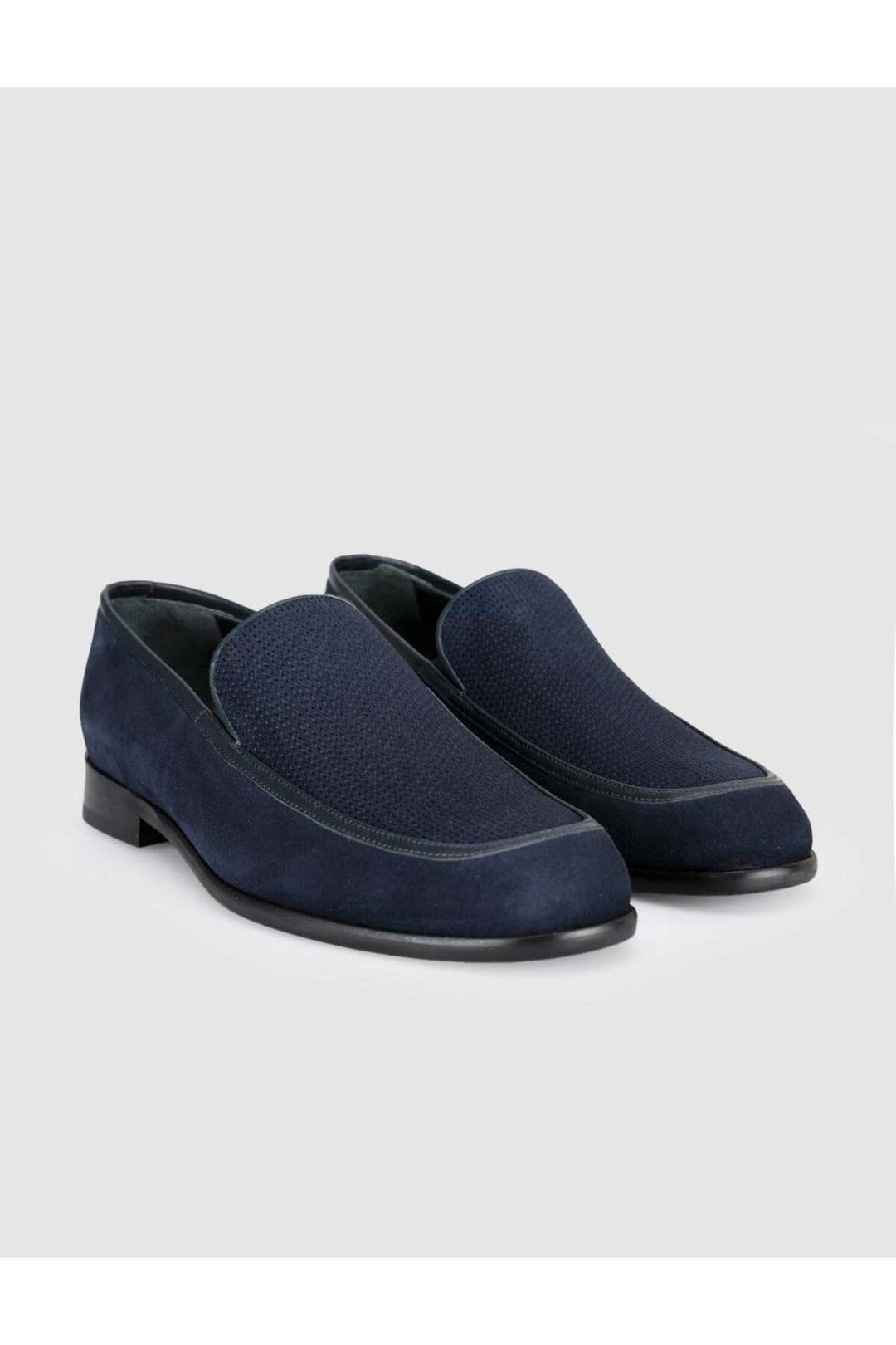 Cabani Shoes Loafer pour homme en cuir premium bleu marine - Bleu marine