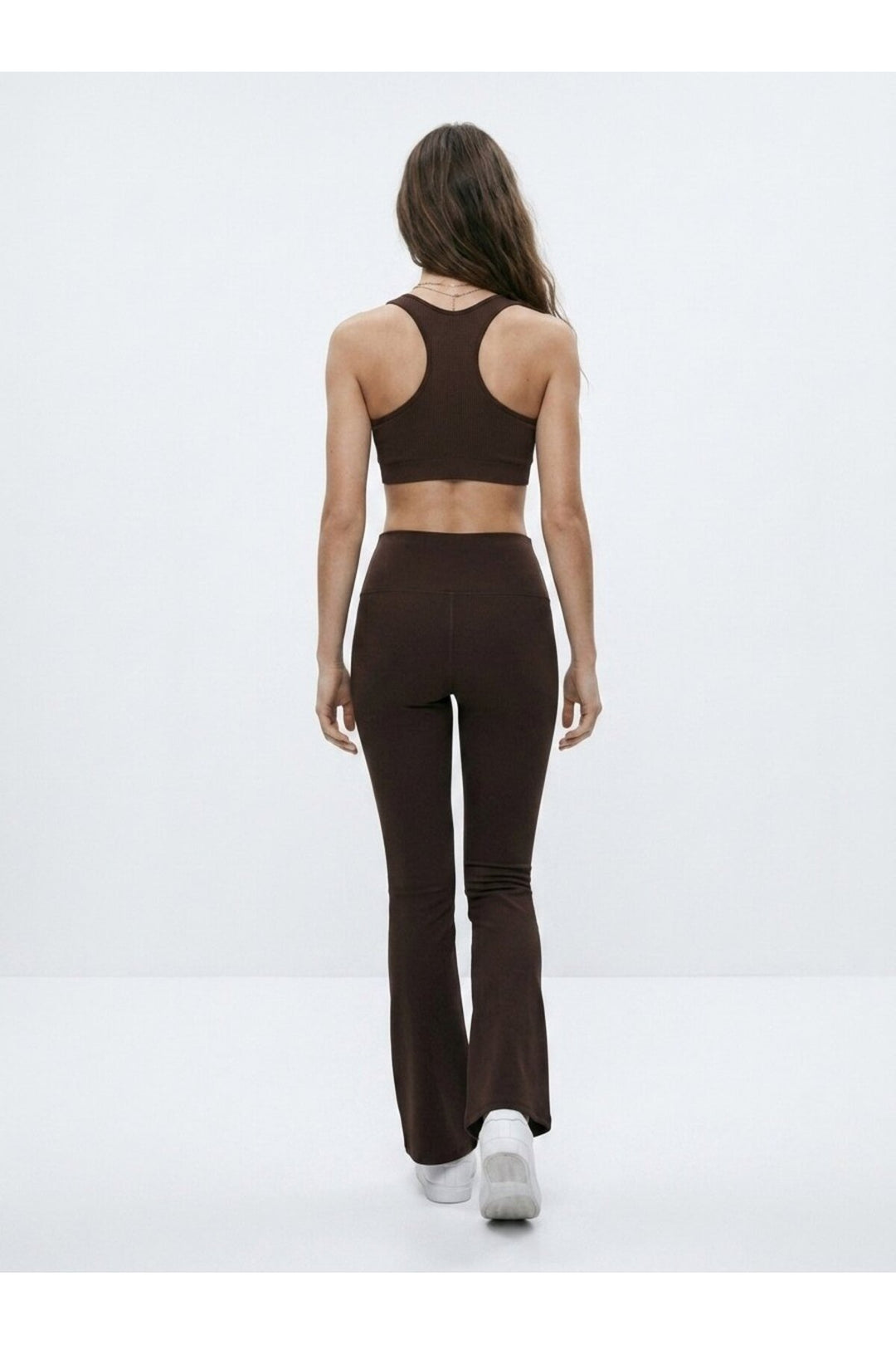 LTB Leggings Sport Taille Haute Marron - Marron
