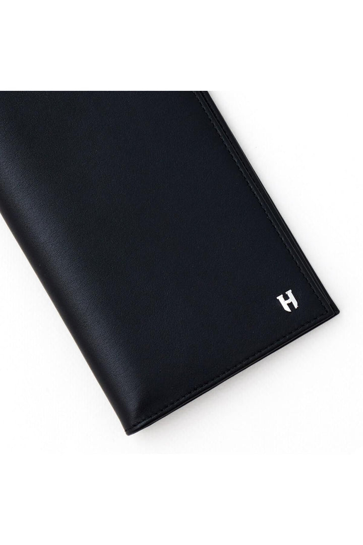 Helmbrook Portefeuille de voyage protégé Rfid multi-baie en cuir noir pour homme de Tripp