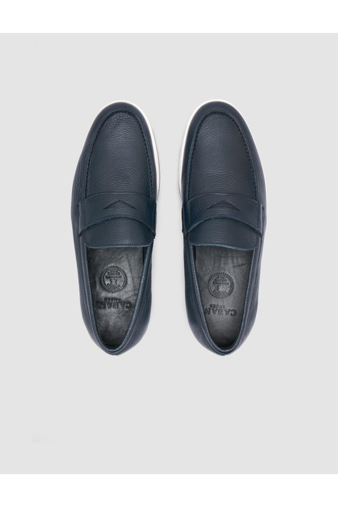 Cabani Shoes %100 Cuir véritable Chaussures décontractées pour hommes Bleu marine - Bleu marine
