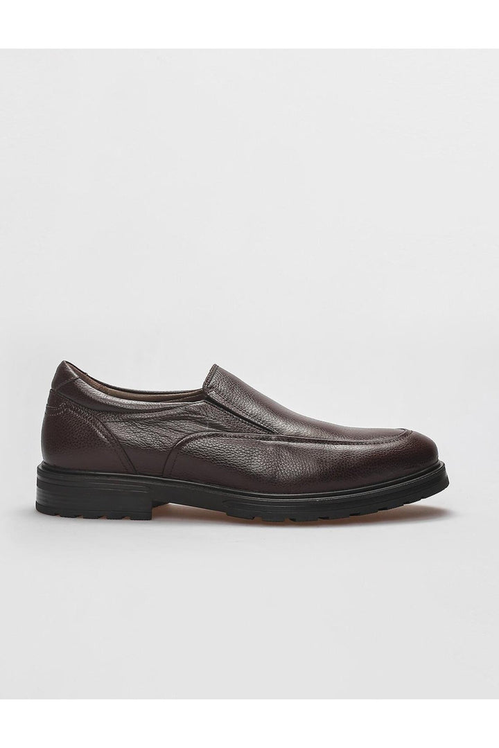 Cabani Shoes Chaussures de ville pour hommes en cuir véritable marron - Marron
