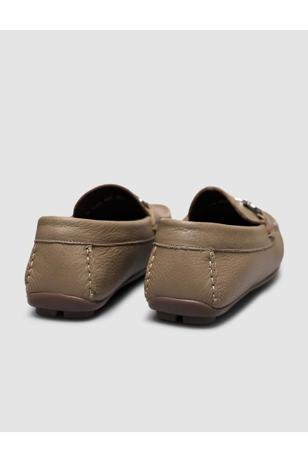 Cabani Shoes Mocassins pour hommes en nubuck vison en cuir véritable - Vison