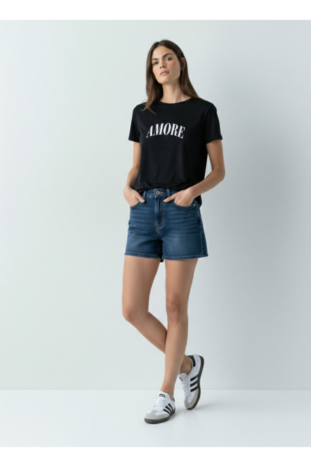 LTB Short Lariss Mid Indigo - mid Indigo