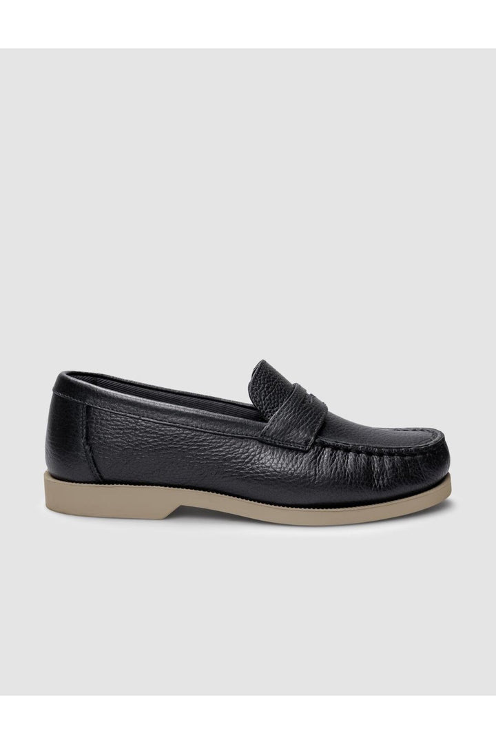 Cabani Shoes Chaussures de ville pour femmes en cuir véritable gris foncé - Anthracite