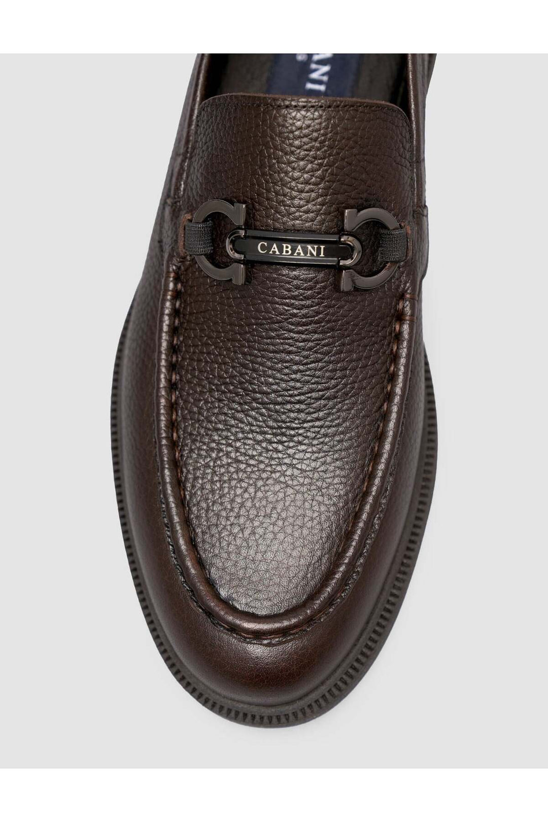 Cabani Shoes Chaussures Loafer pour hommes en cuir véritable marron - Multicolore