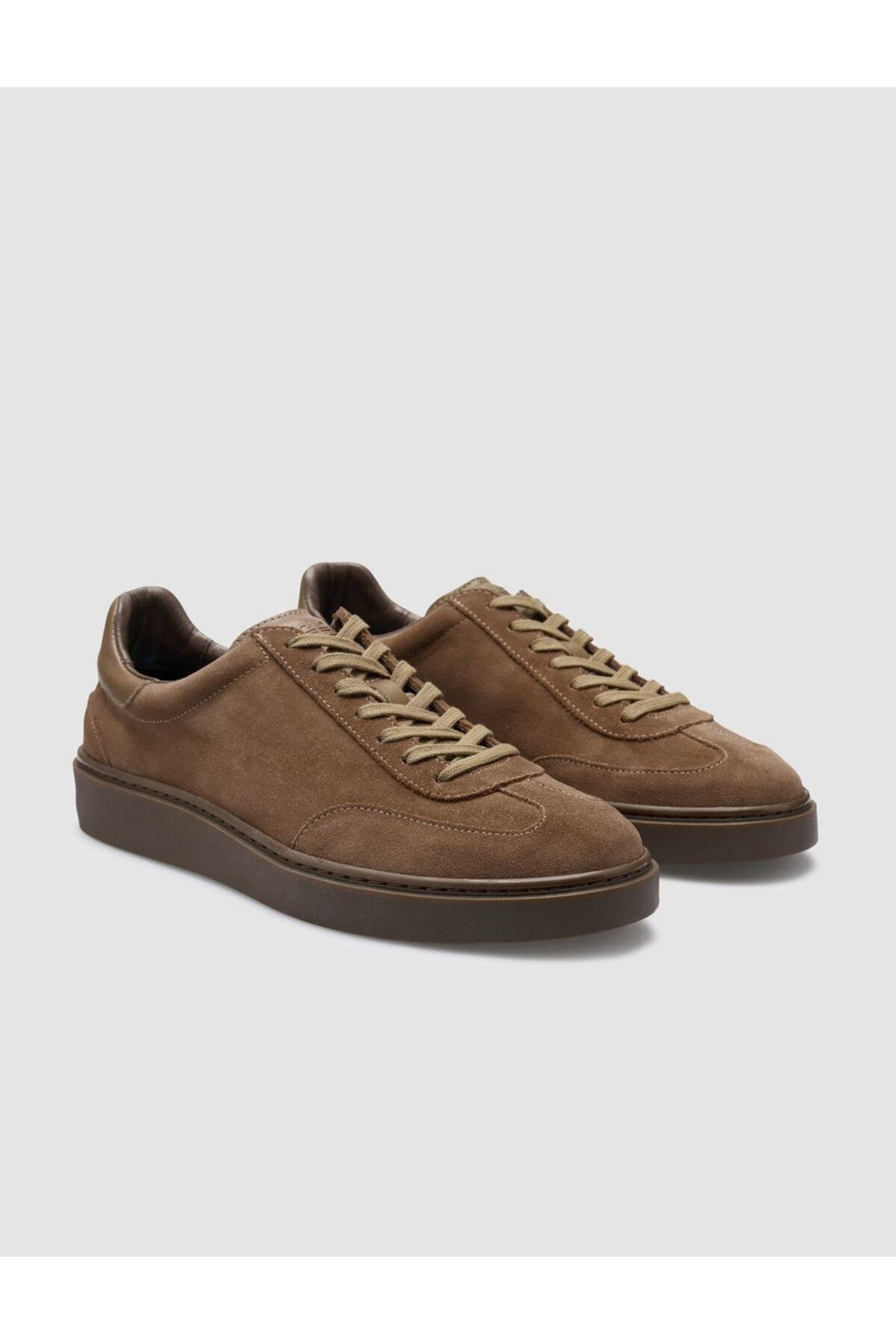 Cabani Shoes %100 Cuir véritable Chaussures de sport pour hommes en daim tabac - Multicolore