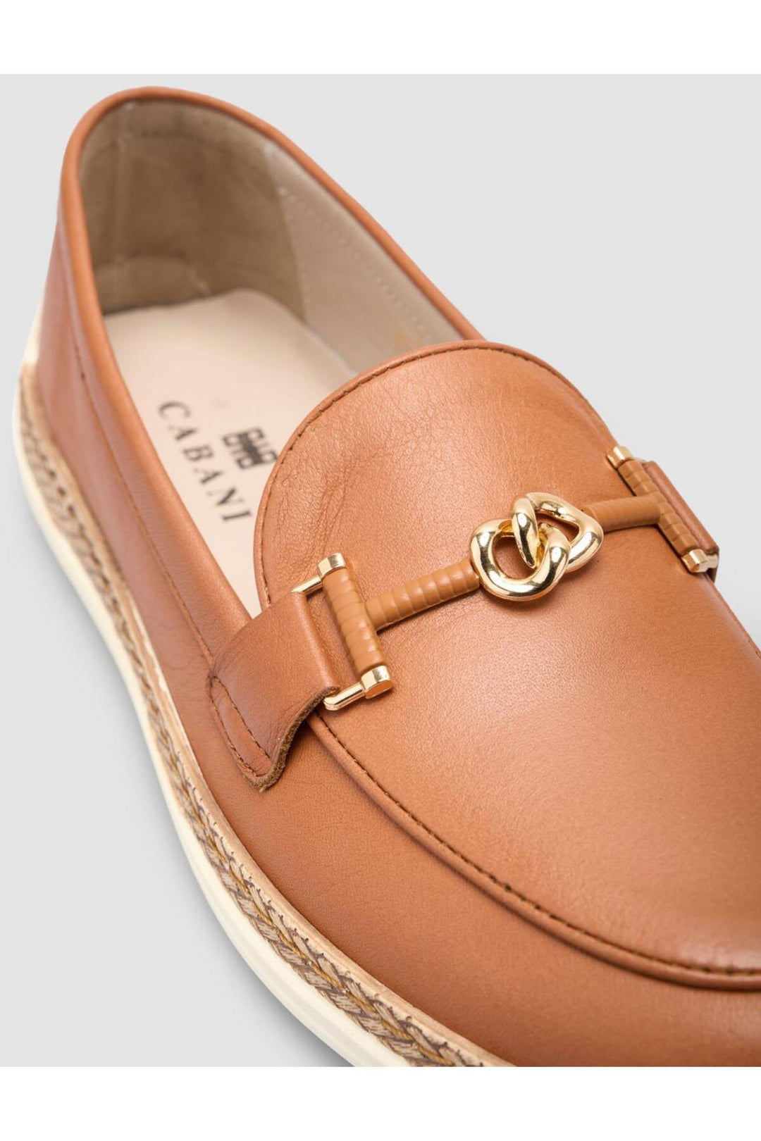 Cabani Shoes %100 Cuir véritable Mocassins femme Tabac - Tabac