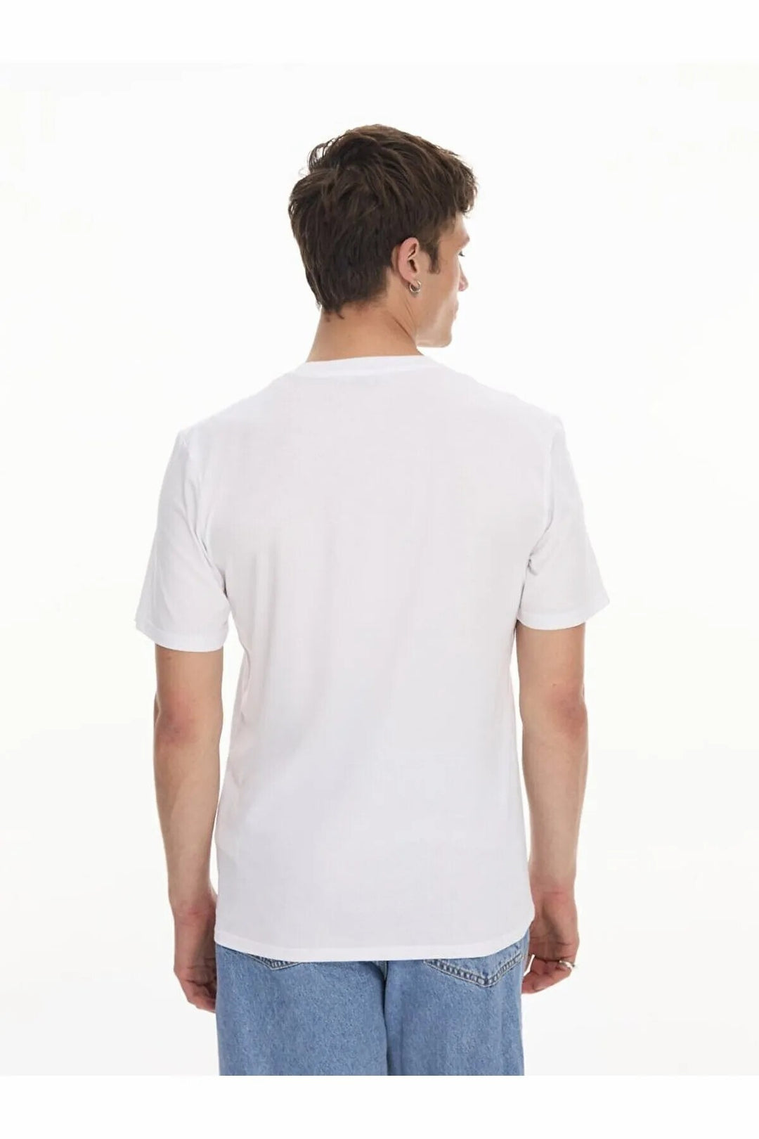 LTB T-shirt blanc à manches courtes Regular