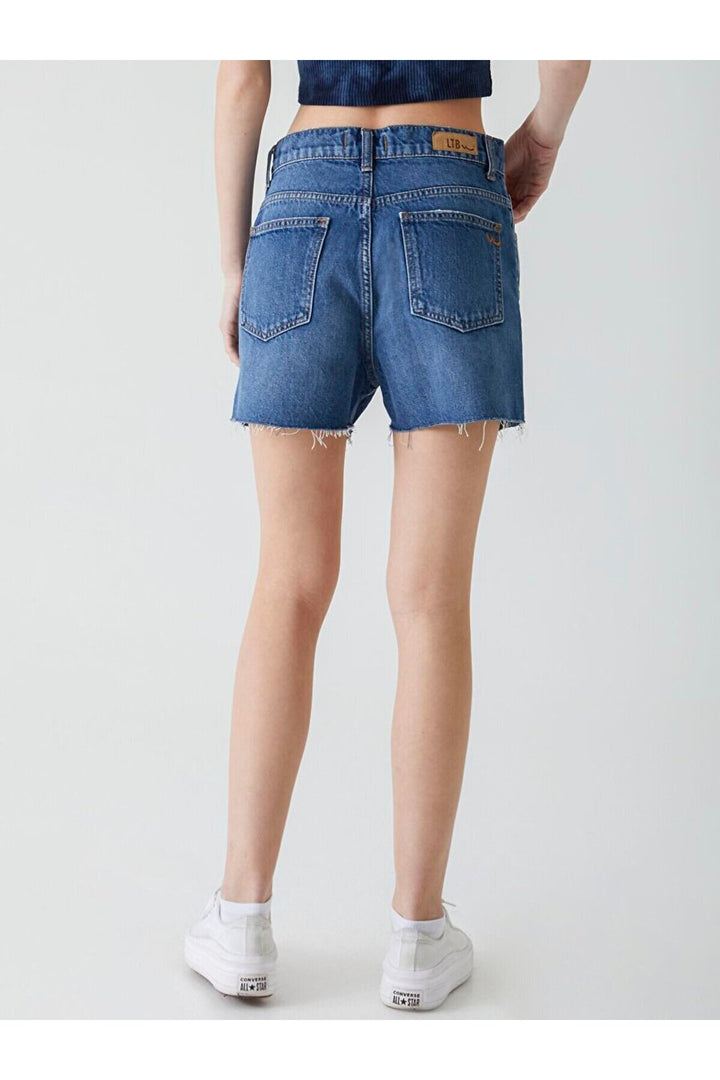LTB Short en jean à taille haute Deana