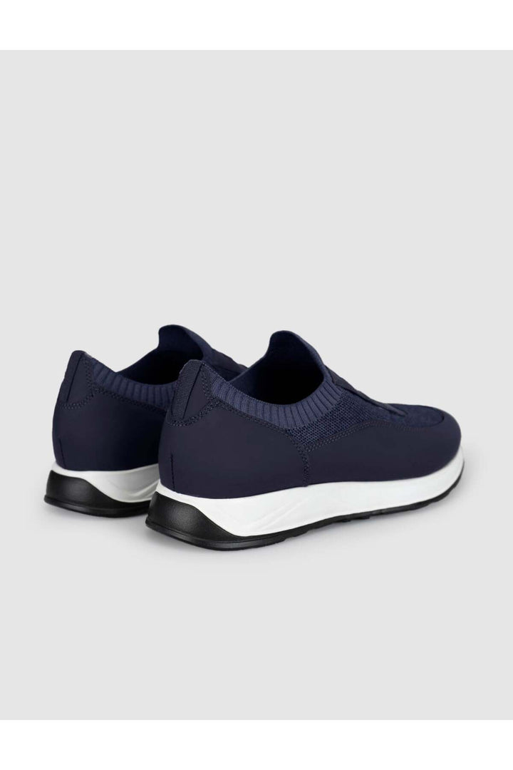Cabani Shoes Sneaker en tricot texturé de confort - Bleu marine