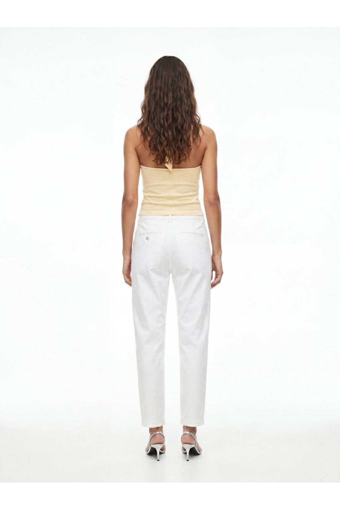 LTB Pantalon Crème Slim Fit - Crème