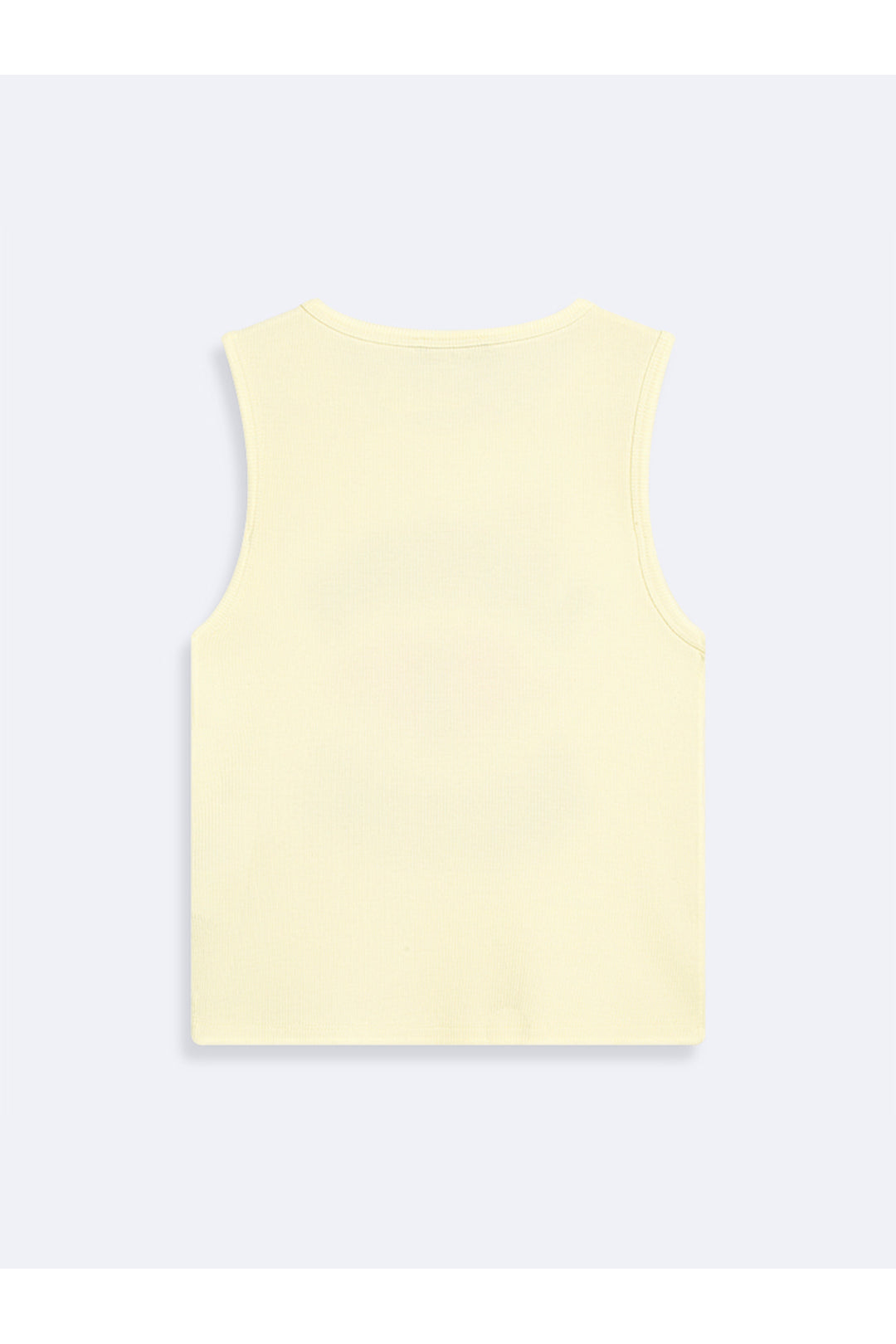 LTB Singlet jaune à bras zéro imprimé graphique