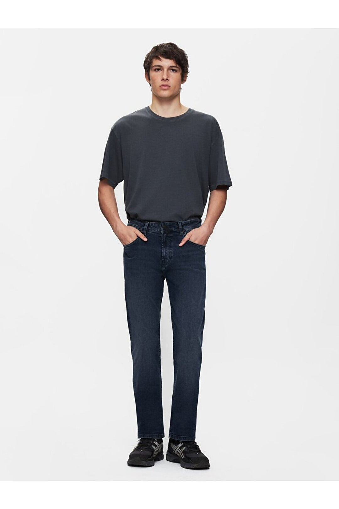 LTB Pantalon en jean à taille moyenne uni Paul P
