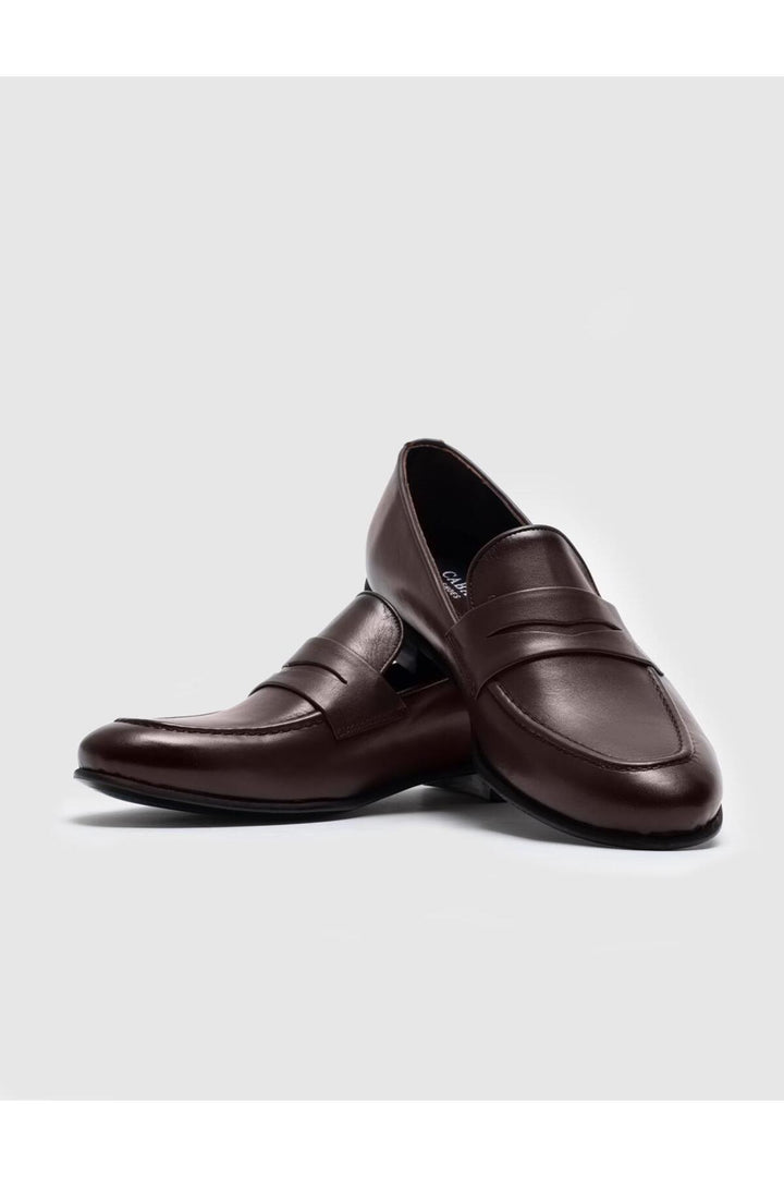 Cabani Shoes Chaussures classiques en cuir véritable marron pour homme - Marron