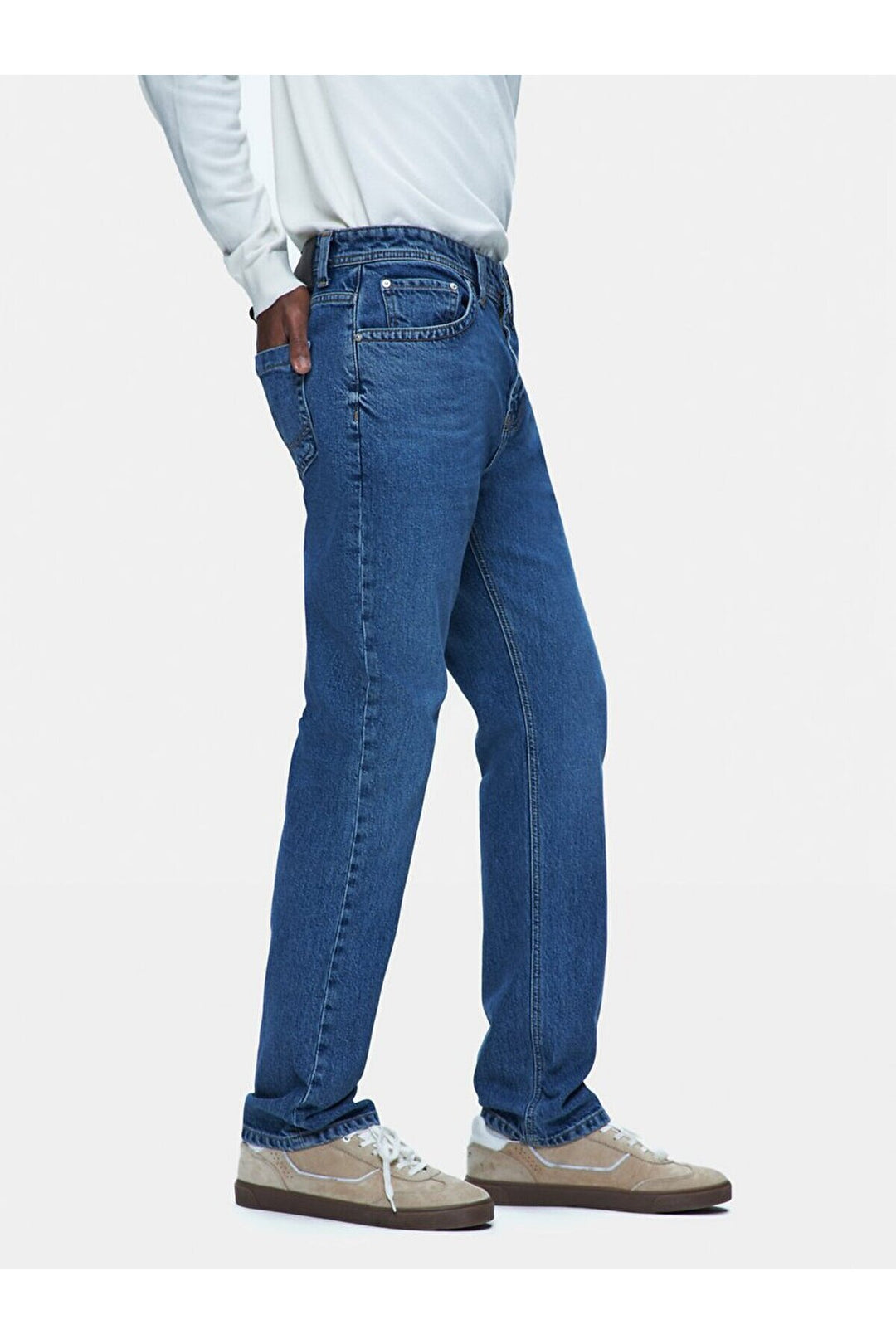 LTB Pantalon en jean à taille moyenne Hollywood Y Straight