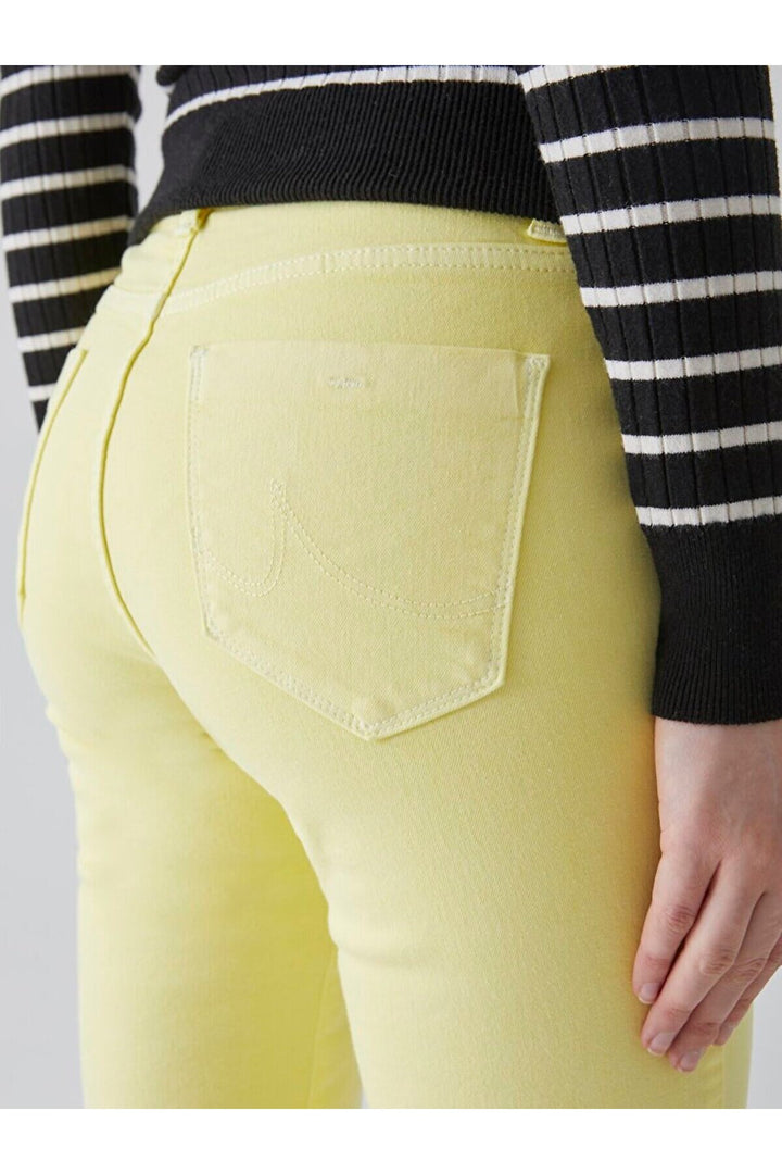 LTB Pantalon Jean à Jambes Droites Fallon - Jaune