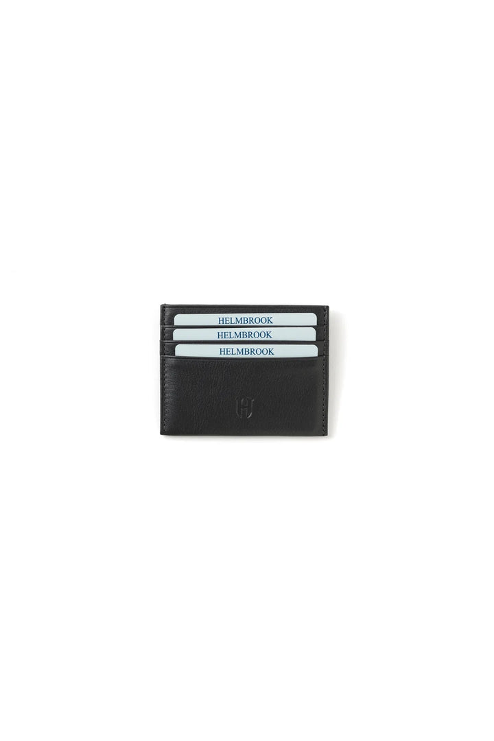 helmbrook Porte-cartes Barry pour homme en cuir gris avec conception personnalisée, multi-baie et protection Rfid