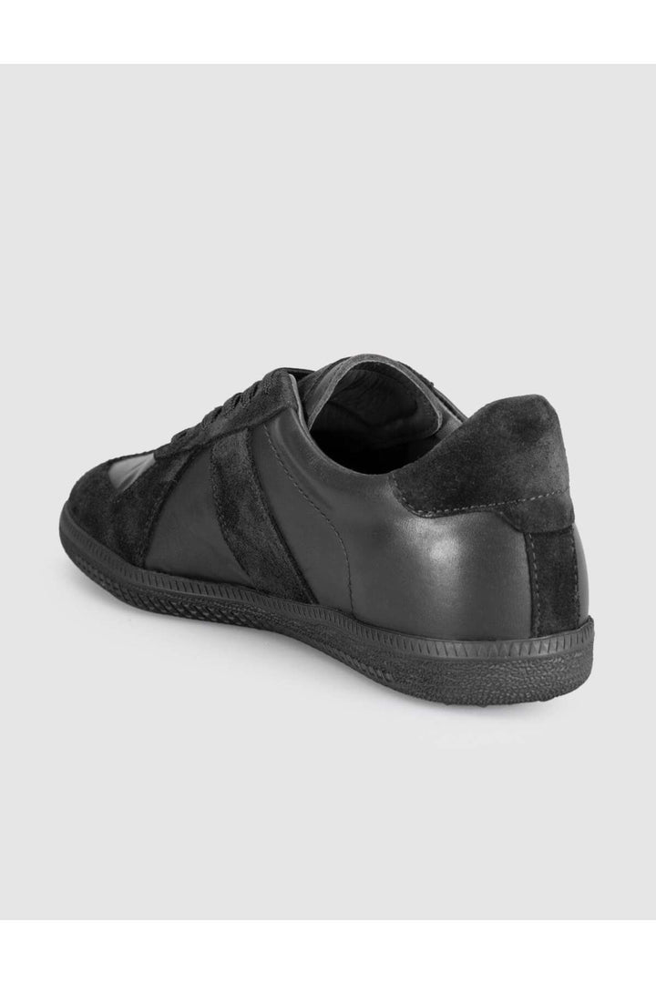 Cabani Shoes Baskets femme en cuir suédé noir - Multicolore