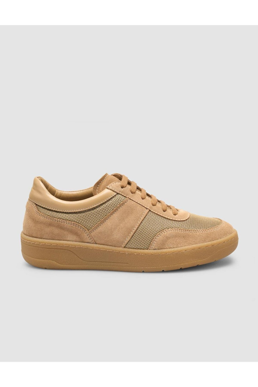 Cabani Shoes %100 Cuir Véritable Suédé Femme Baskets Taba - Multicolore