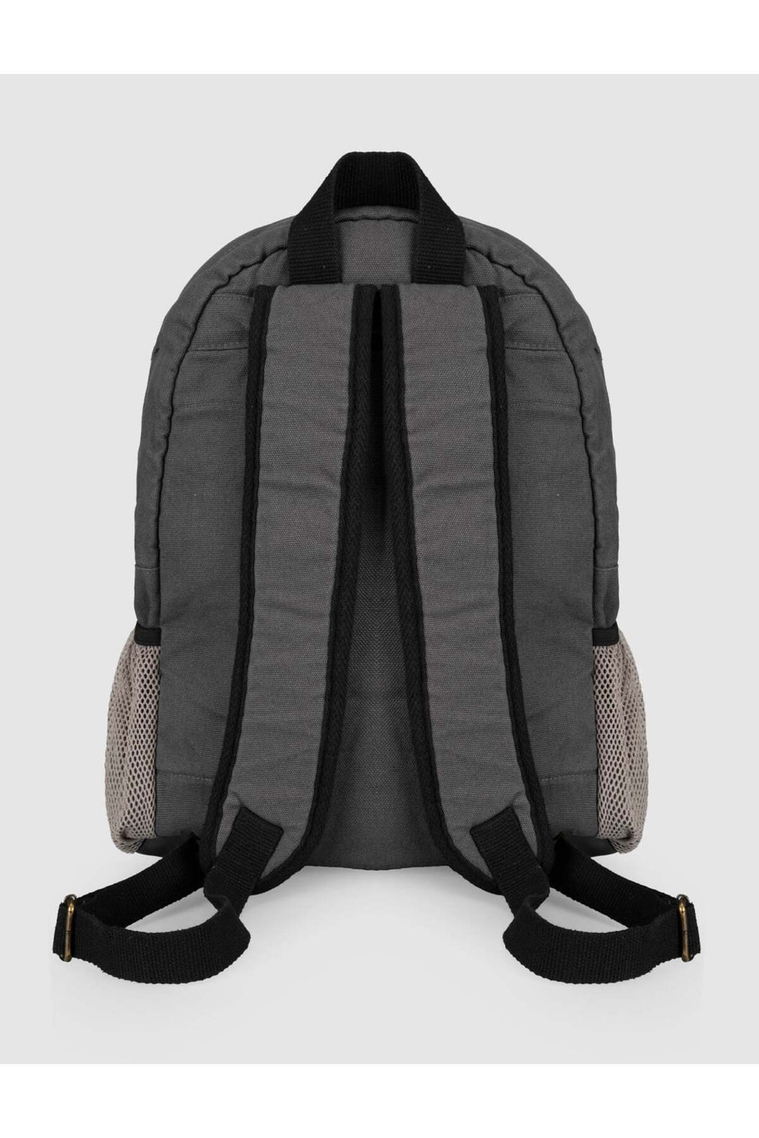 Cabani Shoes Sac à dos unisexe en lin imprimé anthracite - Gris