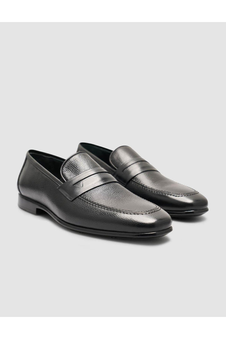 Cabani Shoes %100 Cuir véritable Noir Homme Classique Loafer - Noir