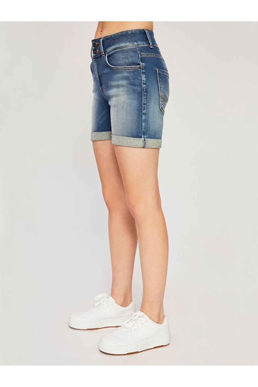 LTB Becky X Short en Jean Taille Moyenne - karişik_