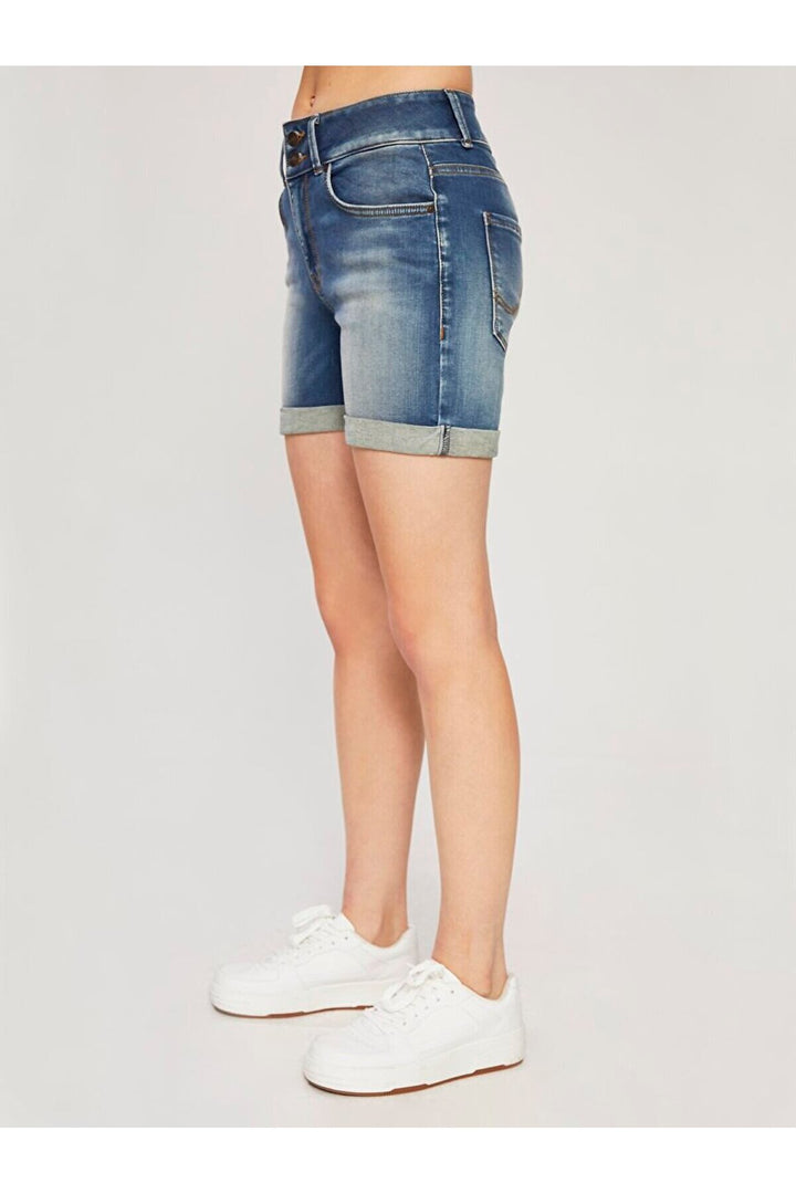 LTB Becky X Short en Jean Taille Moyenne - karişik_