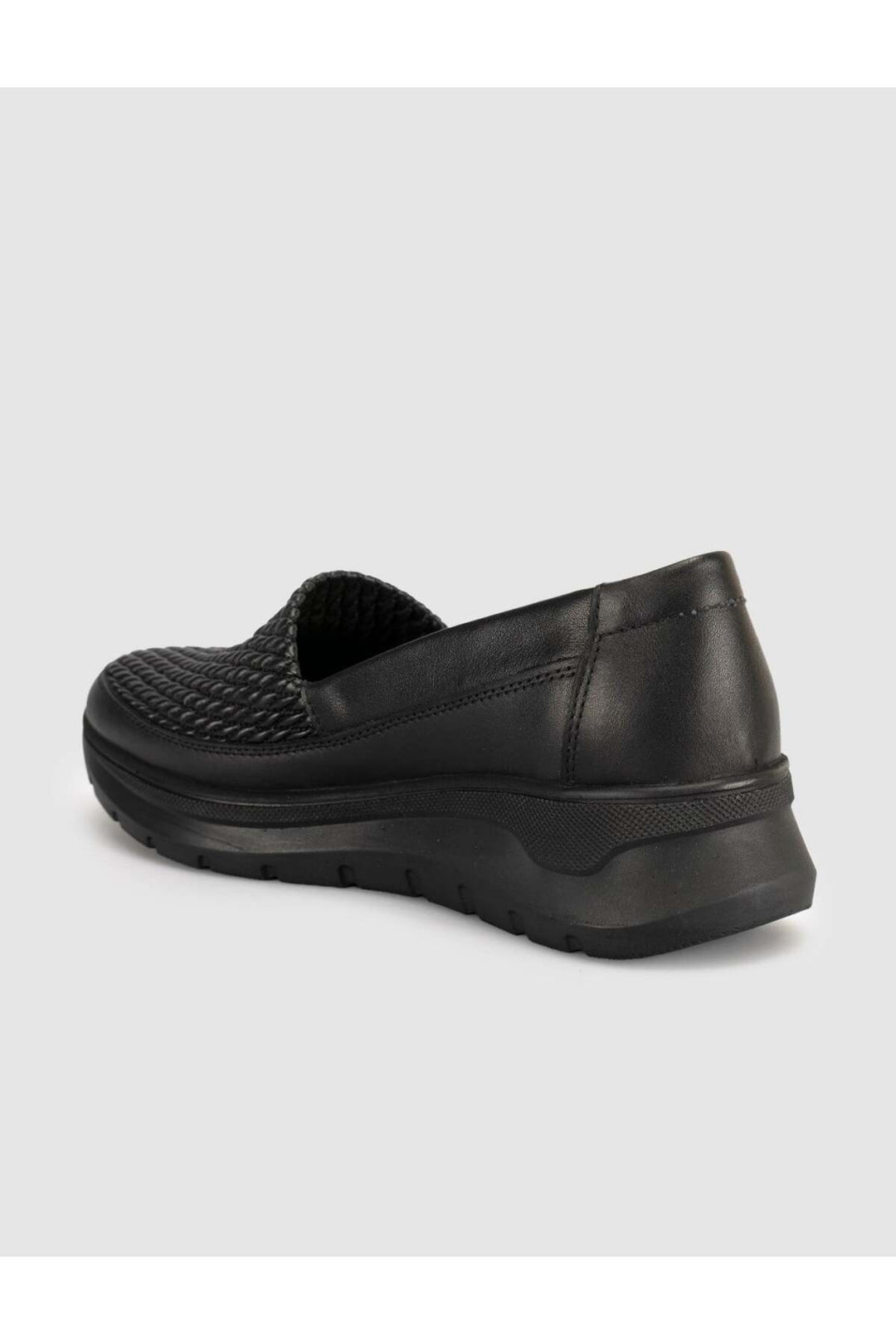 Cabani Shoes Chaussures pour femmes avec semelle orthopédique en cuir véritable et détails en tressé. - Multicolore