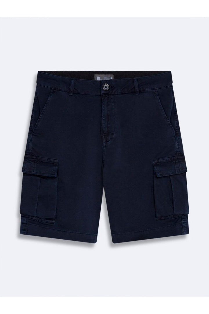 LTB Short Bleu marine Avec Détails de Poche Courte - Bleu marine