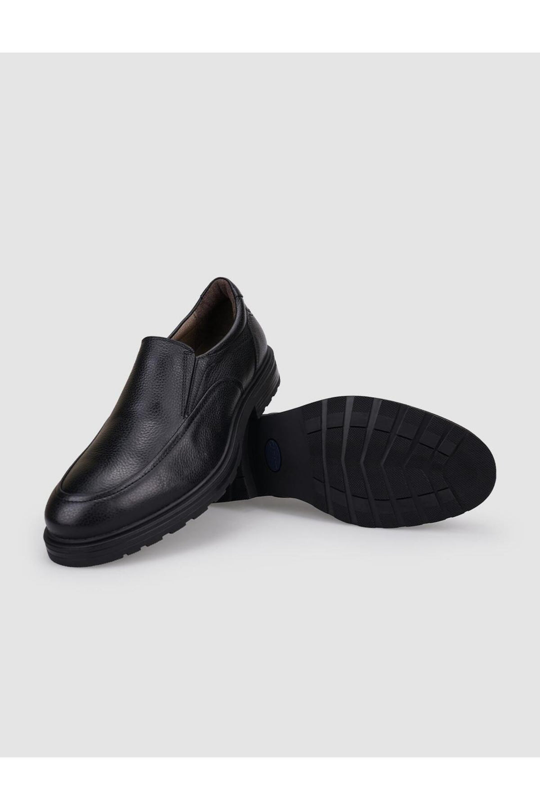 Cabani Shoes Chaussures de ville pour hommes en cuir véritable noires - Multicolore