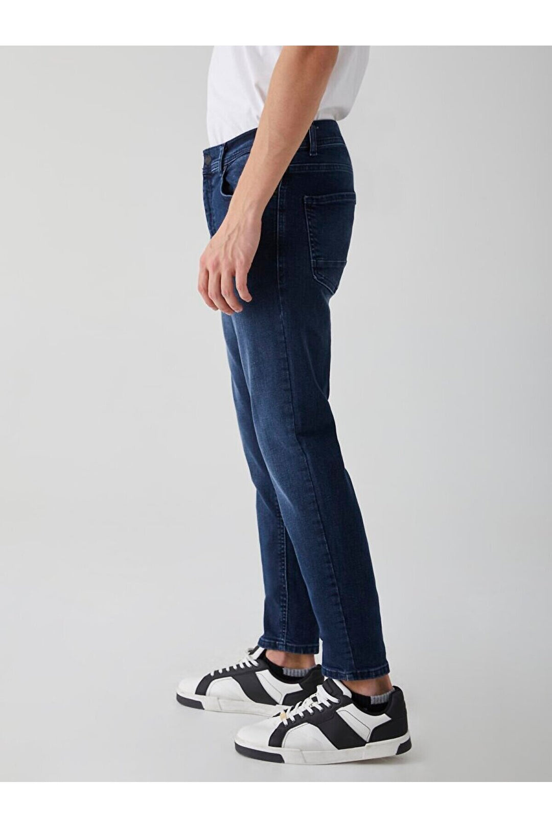 LTB Pantalon super skinny Jumy mi-hauteur - Bleu_54433
