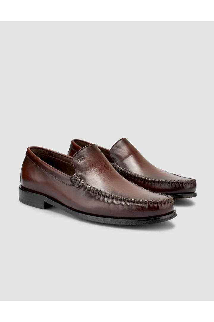 Cabani Shoes %100 Cuir véritable Chaussures classiques pour hommes Marron - Multicolore