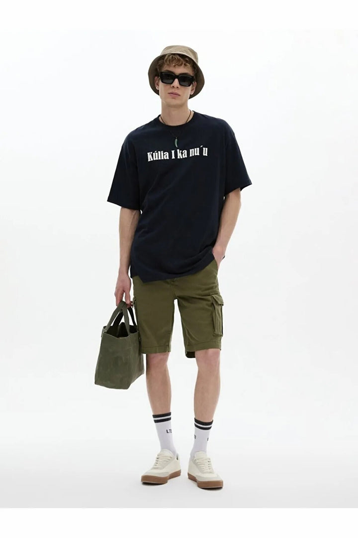 LTB Short Basic Gabardine Regular Cargo Green